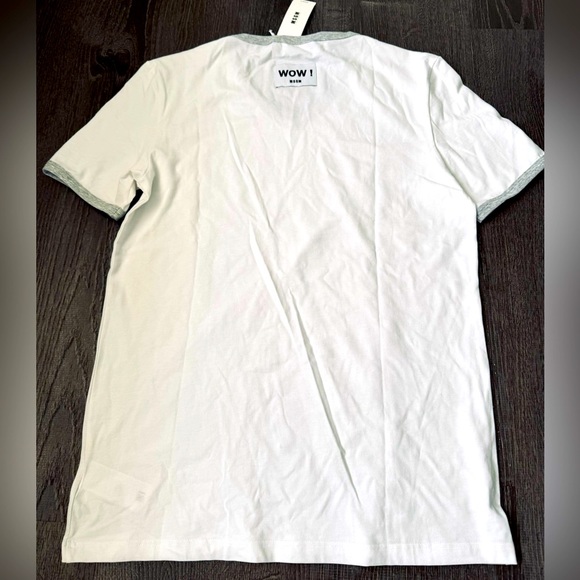 MSGM**White V-Neck Men’s T-Shirt***Med. $181 - Picture 2 of 4